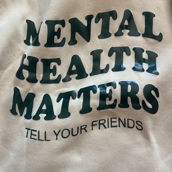 Mental Health Matters (Tell your friends) Hoodie size M - Picture 5 of 5